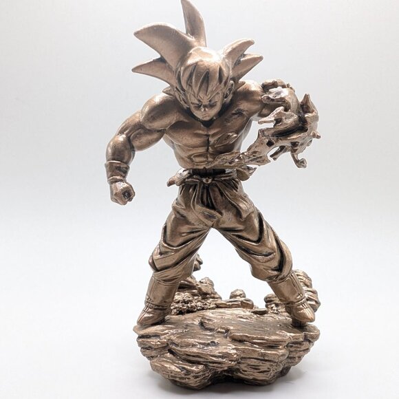 Dragon Ball Z Megahouse Dragon Ball Capsule Kaioken Goku Gold Version - Picture 1 of 8